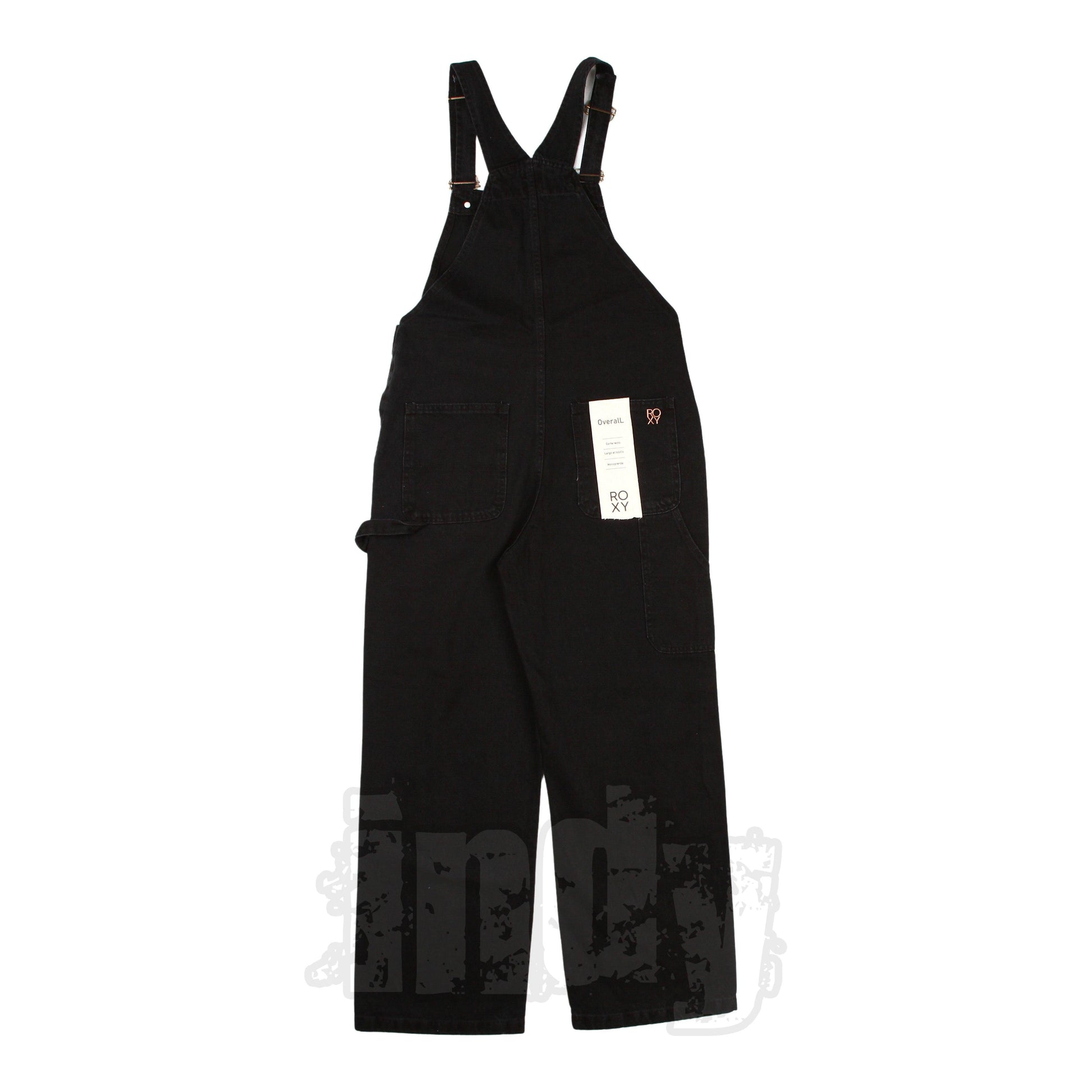 Jardinero Roxy Slide Plain Negro - Indy