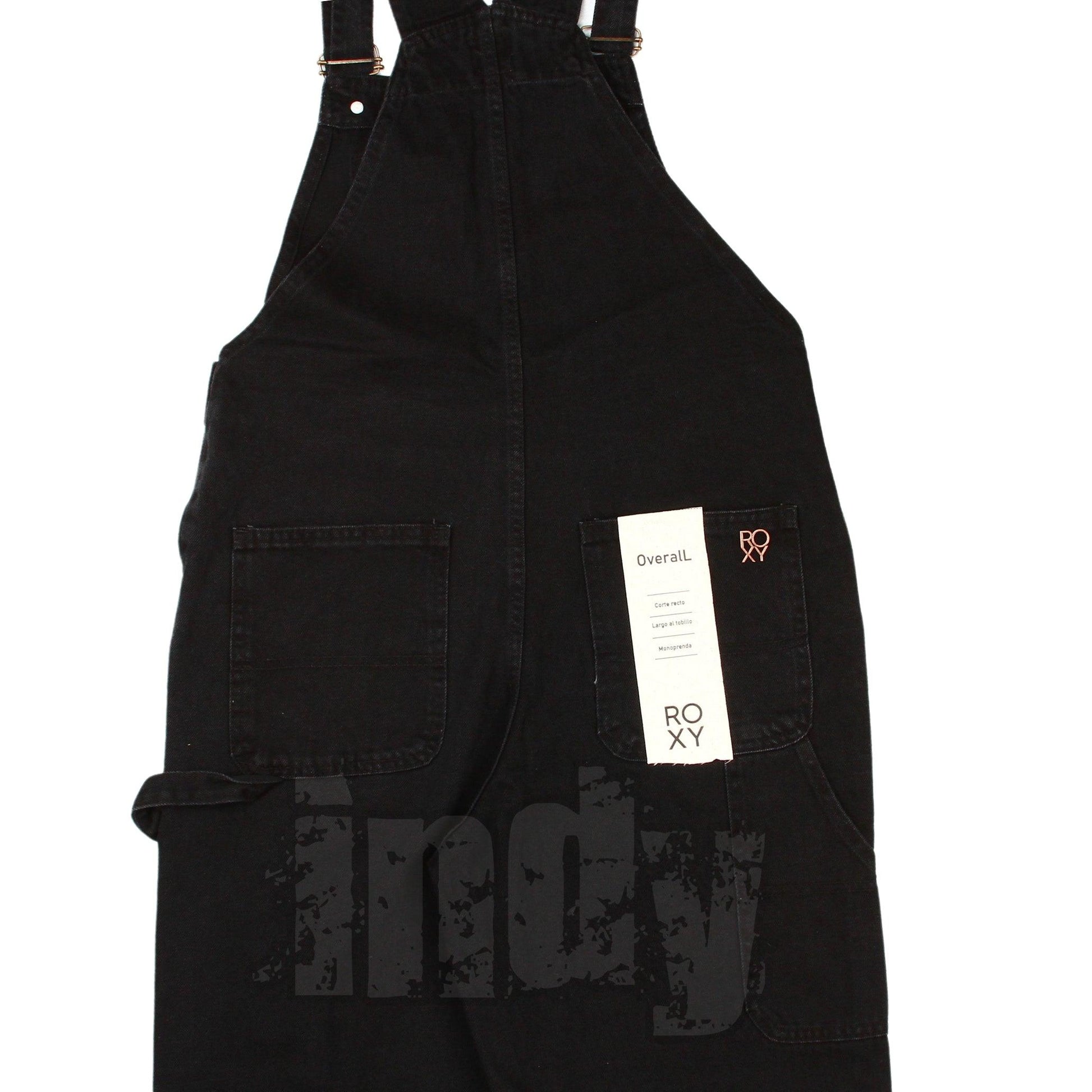 Jardinero Roxy Slide Plain Negro - Indy