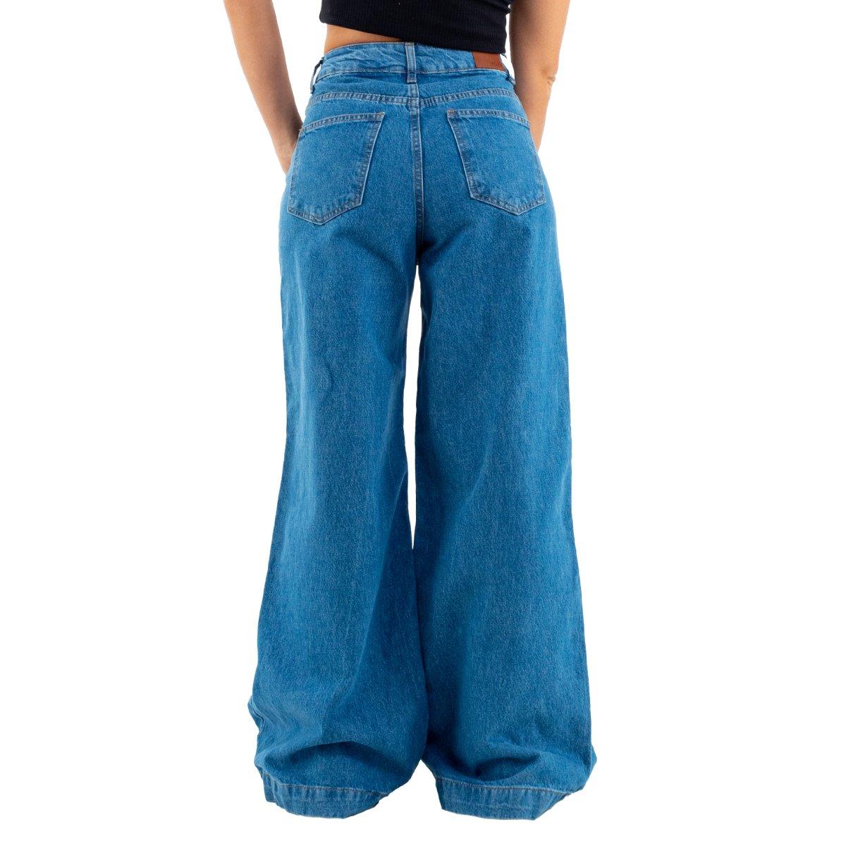 Jean Roxy Perfect Break High Azul - Indy