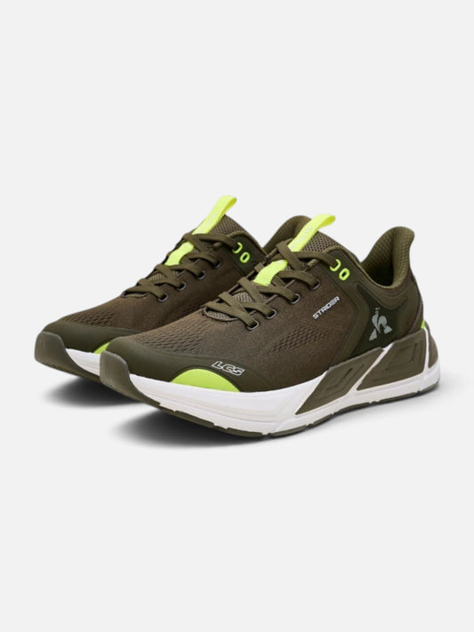 Zapatillas Le Coq Sportif Strider Verde Amarillo Blanco