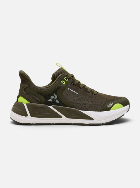 Zapatillas Le Coq Sportif Strider Verde Amarillo Blanco