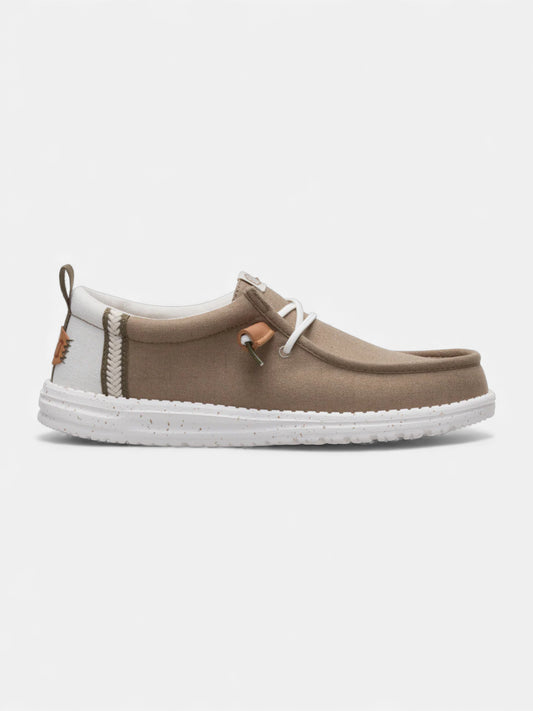 Zapatos Hey Dude Wally Craft Linen Beige