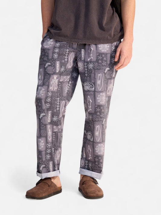 Pantalon Elepants Muelle Negro Gris