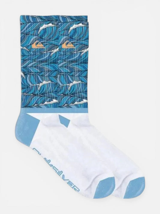 Media Quiksilver Wavy Wavy Crew Pack x2 Niño Celeste