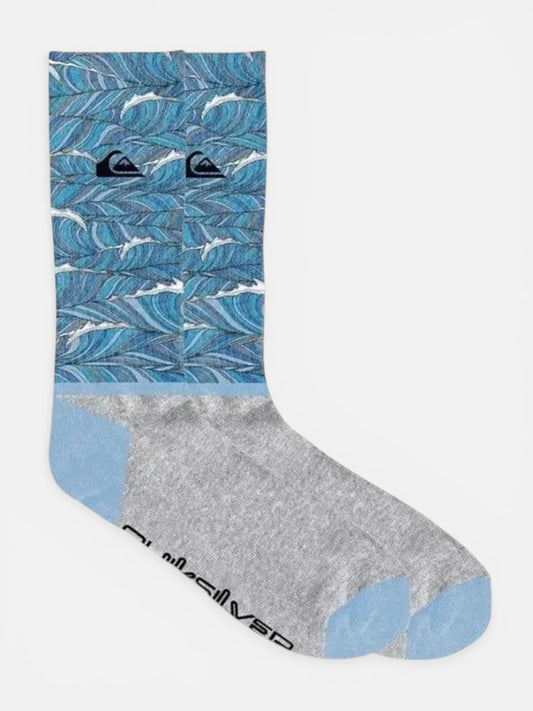 Media Quiksilver Wavy Wavy Crew Pack x2 Niño Celeste
