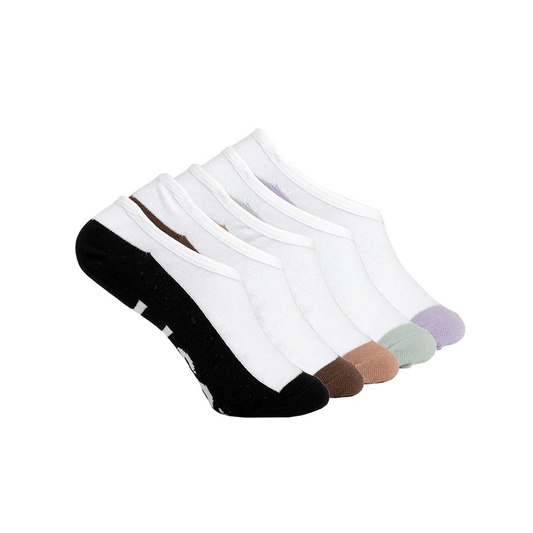 Medias Rusty All Day Invisible 5 Pack Blanco Multicolor - Indy