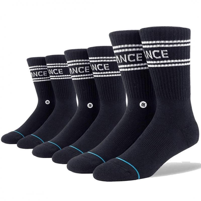Medias Stance Basic 3 Pack Crew St Negro - Indy