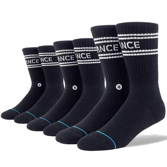 Medias Stance Basic 3 Pack Crew St Negro - Indy