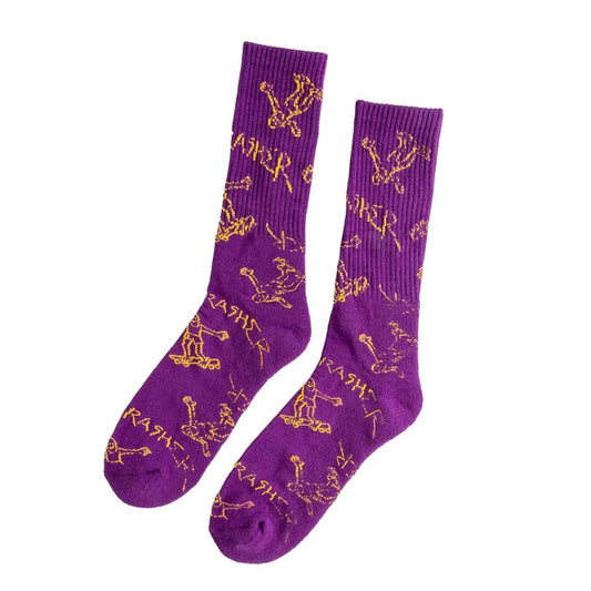 Medias Thrasher Socks Gonzo Stick Violeta - Indy