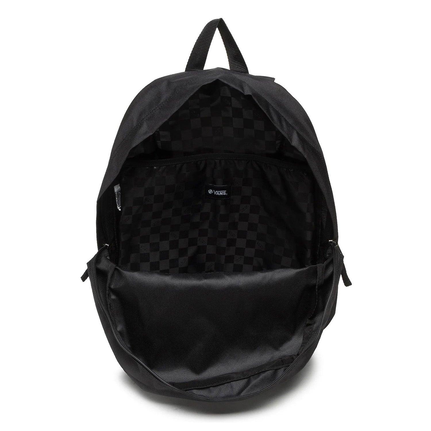 Mochila Vans Glitter Check Realm Negro Blanco - Indy