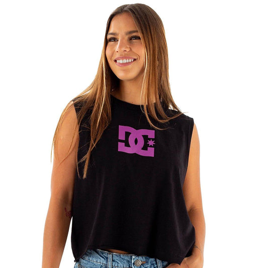 Musculosa Dc Star Girl Negro - Indy