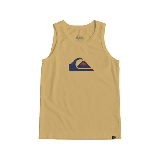 Musculosa Quiksilver Comp Logo Kids Mostaza - Indy