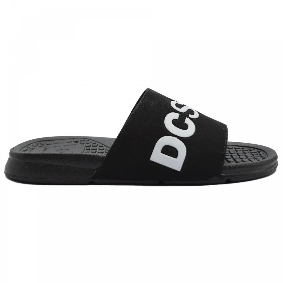 Ojota Dc Slide Negro Blanco - Indy