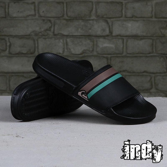 Ojota Quiksilver Bright Coast 2 Negro Marron - Indy