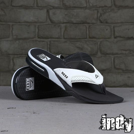 Ojota Reef Fanning Gris Blanco - Indy