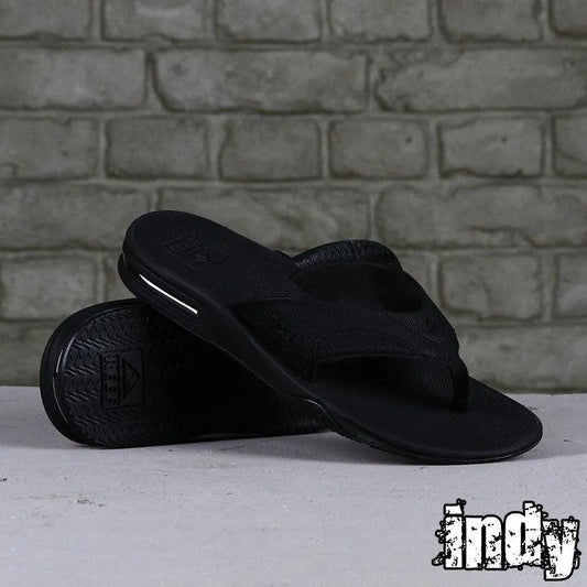 Ojota Reef Fanning Negro - Indy