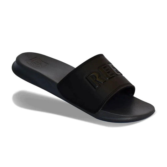 Ojota Reef Slide Slw Ul Girl Negro Negro - Indy