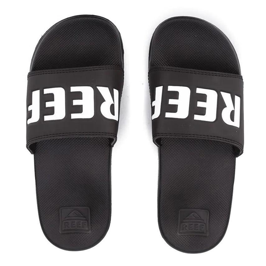 Ojota Reef Slide Ul Negro Blanco - Indy