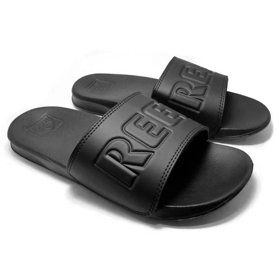 Ojota Reef Slide Ul Negro Negro - Indy