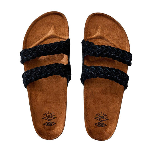 Ojota Rip Curl Sand Malaga Marron Negro - Indy