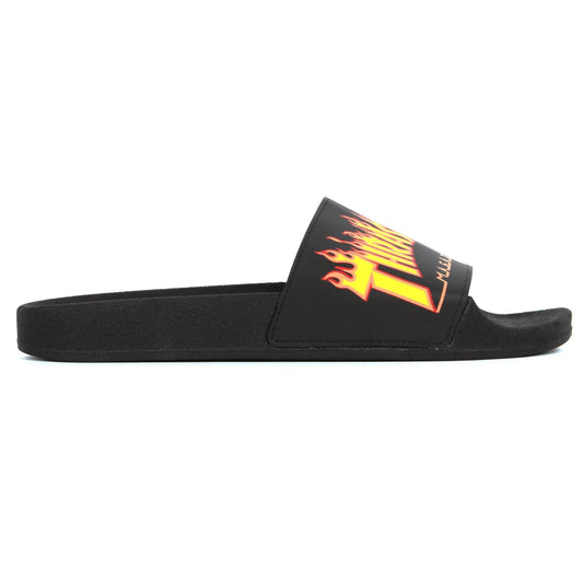 Ojota Thrasher Sliders Flame Negro - Indy