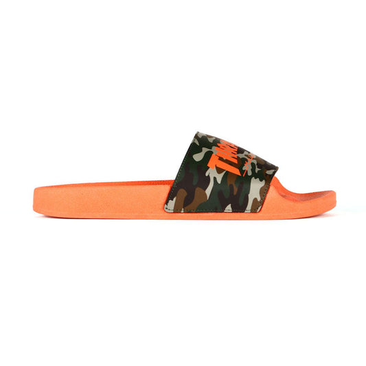 Ojota Thrasher Sliders Magazine Naranja Verde Camuflado - Indy