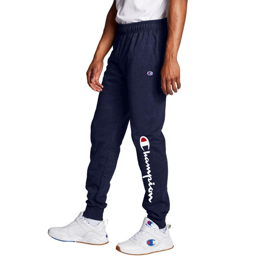 Pantalon Buzo Champion Big Logo Rustic Azul Marino - Indy
