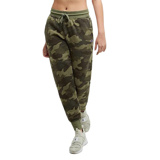 Pantalon Buzo Champion Camuflado Mujer Verde Militar - Indy
