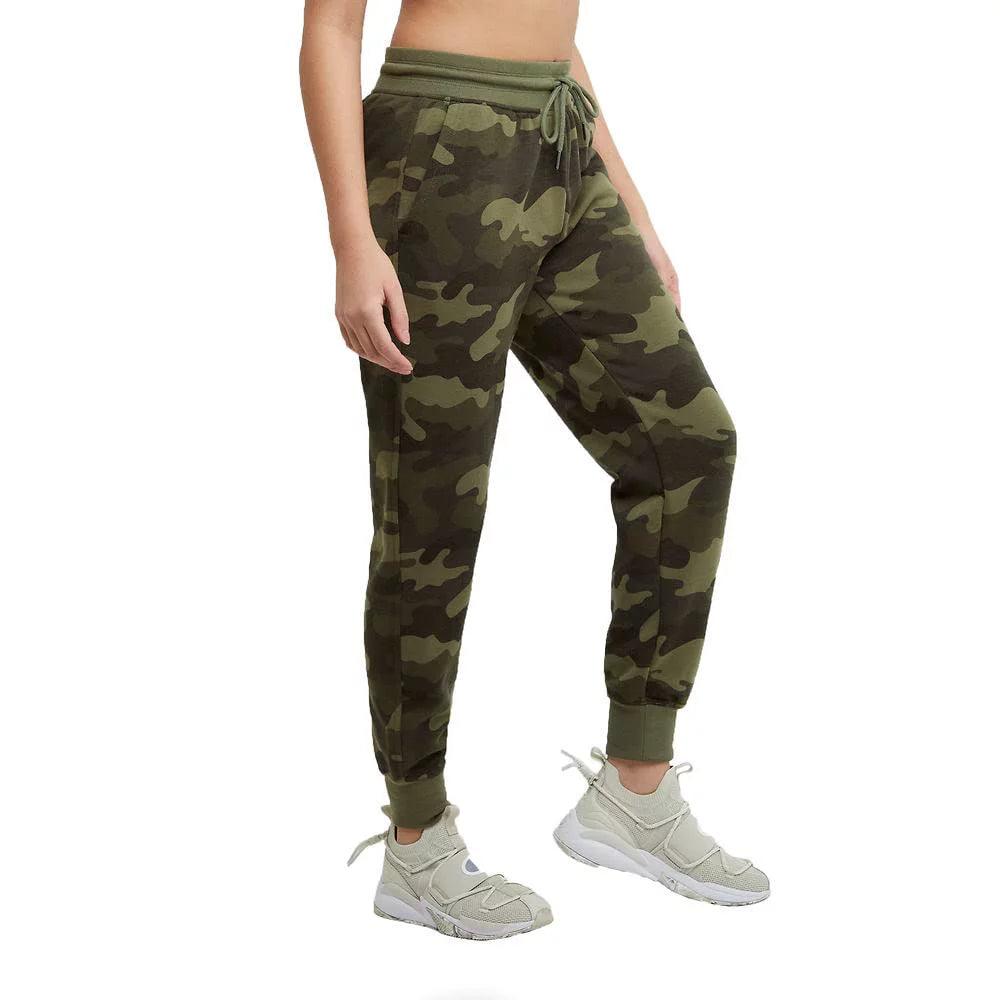 Pantalon Buzo Champion Camuflado Mujer Verde Militar - Indy