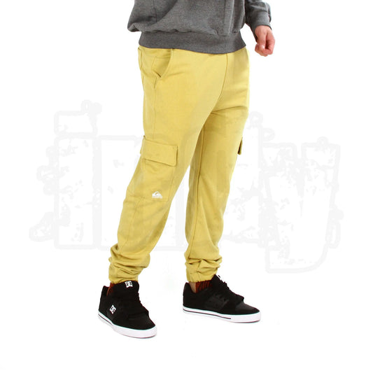 Pantalon Buzo Quiksilver Cargo Trackpant Verde Lima - Indy