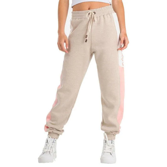 Pantalon Buzo Roxy Lets Get Going Beige - Indy
