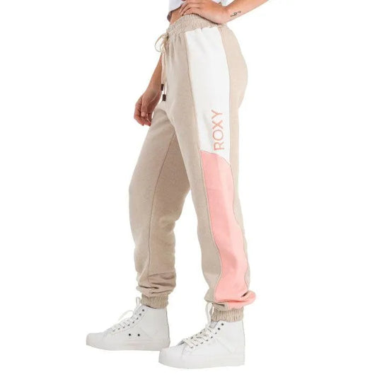 Pantalon Buzo Roxy Lets Get Going Beige - Indy