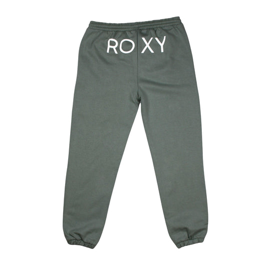Pantalon Buzo Roxy Logo Verde Oscuro - Indy