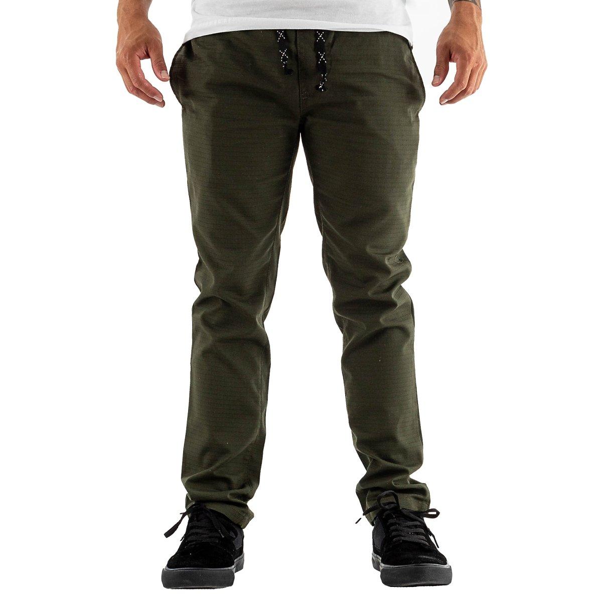 Pantalon Quiksilver Everyday Ripstop Verde Oscuro - Indy