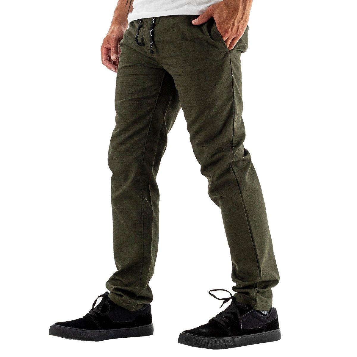 Pantalon Quiksilver Everyday Ripstop Verde Oscuro - Indy