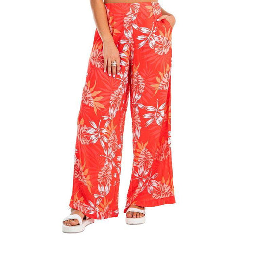 Pantalon Roxy Midnight Avenue Rojo Print - Indy