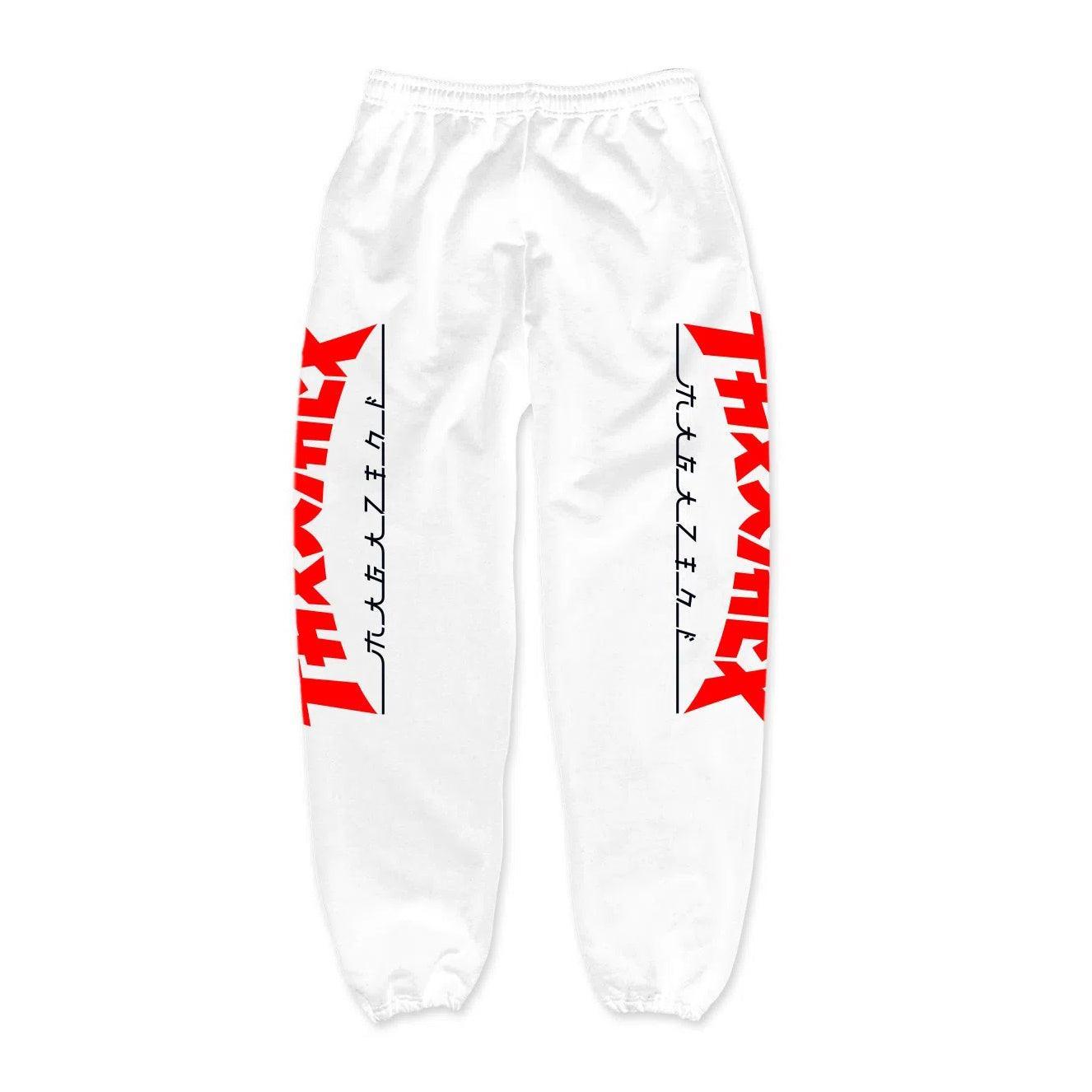 Pantalon Thrasher Buzo Godzilla Blanco Rojo - Indy