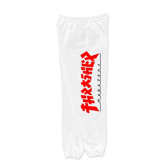 Pantalon Thrasher Buzo Godzilla Blanco Rojo - Indy