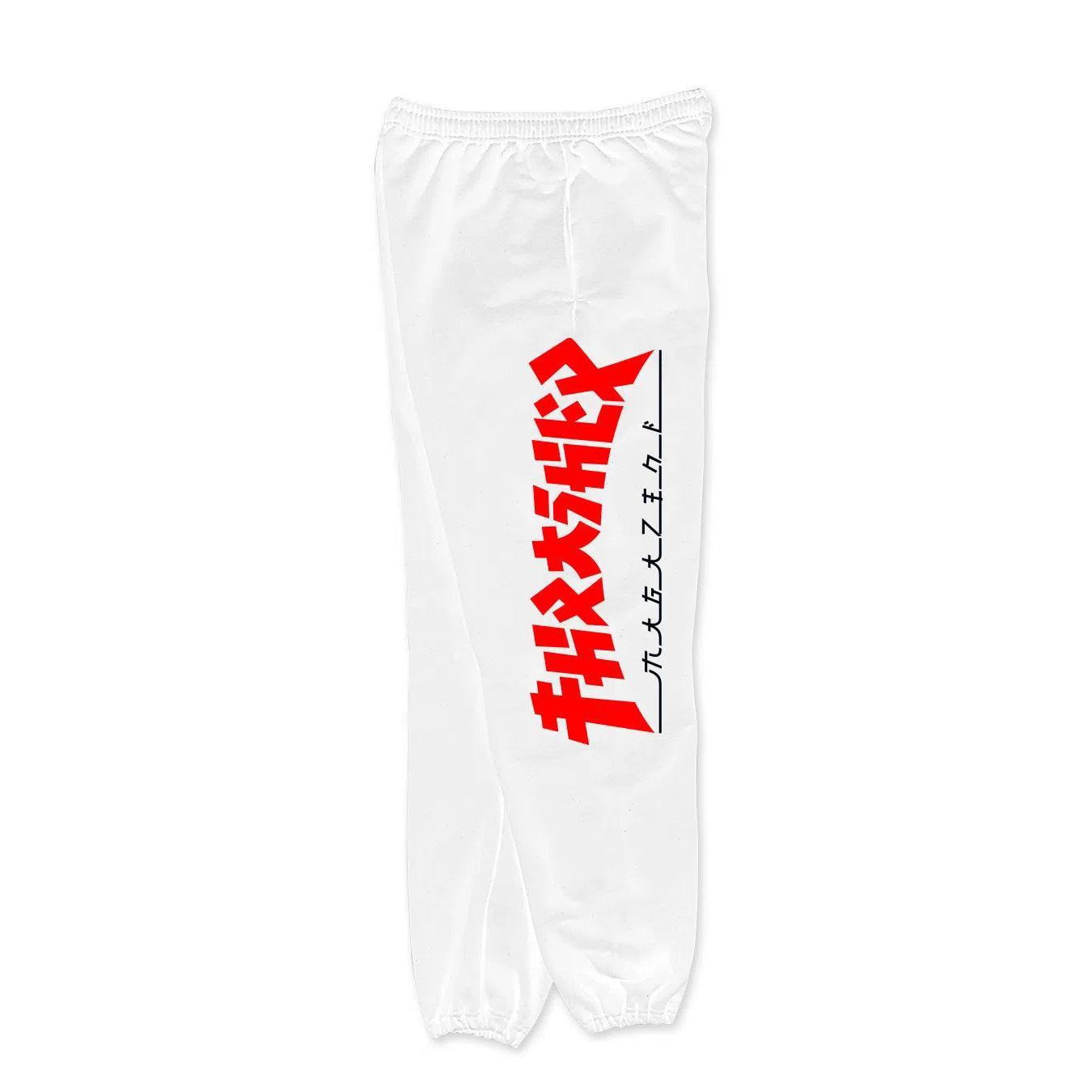 Pantalon Thrasher Buzo Godzilla Blanco Rojo - Indy