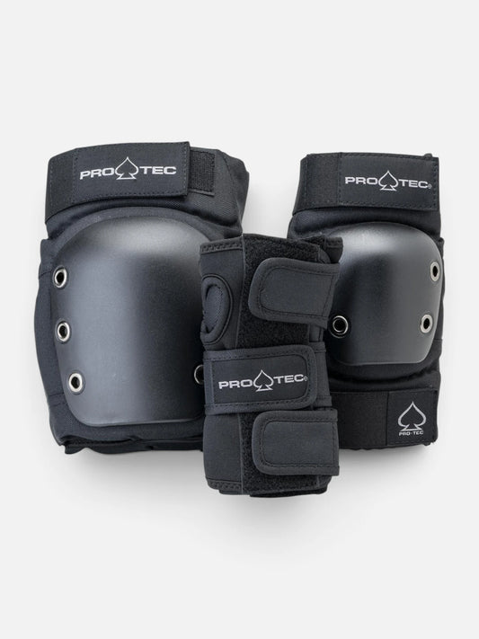 Protecciones Protec Niños Street Jr. 3 Pack Pad Set Negro
