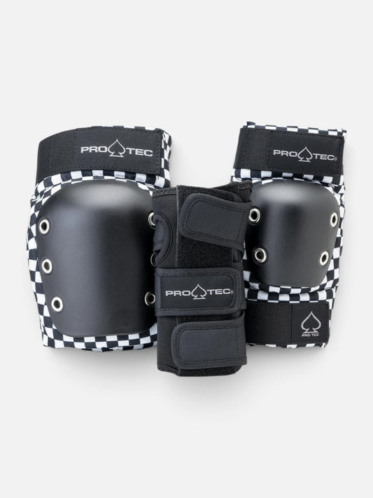 Protecciones Protec Niños Street Jr. 3 Pack Padset Checker
