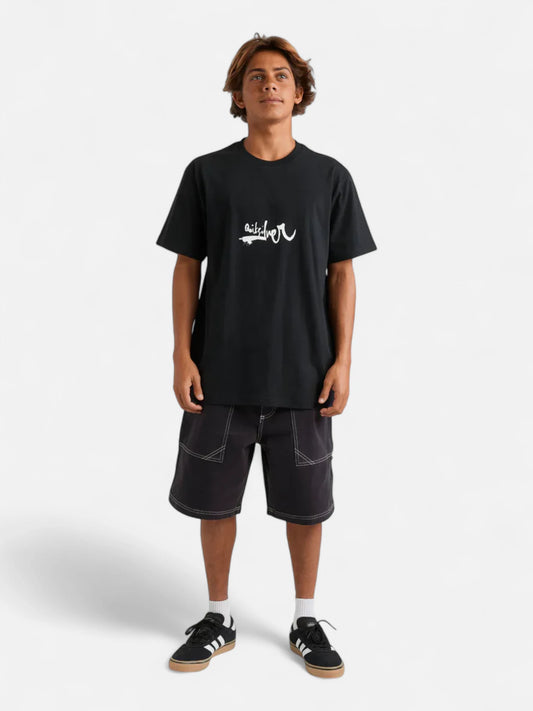 Remera Quiksilver Impaired Moe Negro