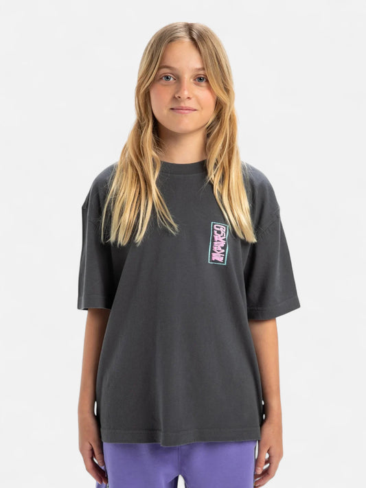 Remera Niño Quiksilver GH QS Sunrise Bowl Gris Oscuro