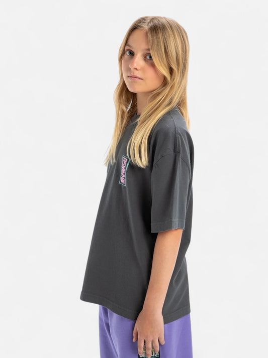 Remera Niño Quiksilver GH QS Sunrise Bowl Gris Oscuro