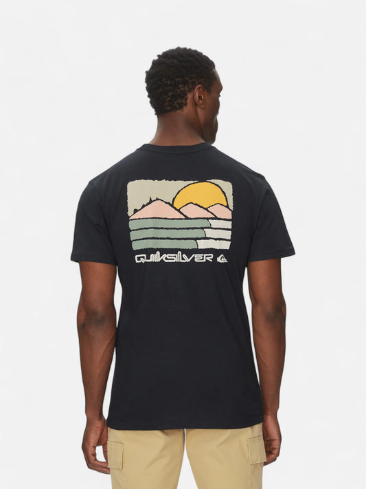 Remera Quiksilver EVO Future Islands Negro