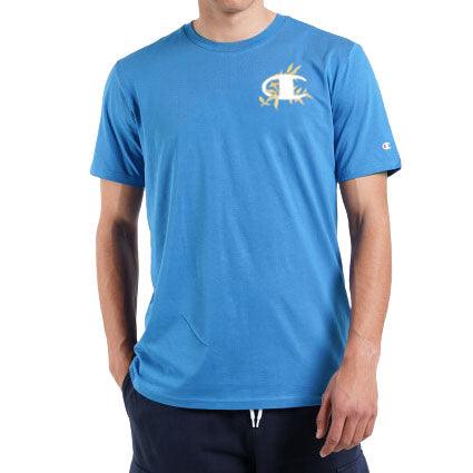 Remera Champion Heritage Short Sleeve Azul - Indy