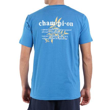Remera Champion Heritage Short Sleeve Azul - Indy