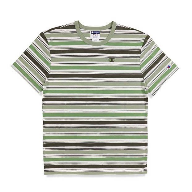 Remera Champion Yarn Dye Stripe Verde - Indy