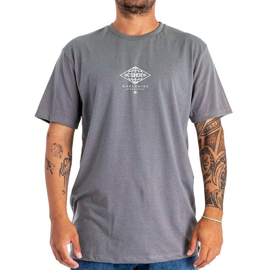 Remera Dc Outland Bitono Cemento - Indy