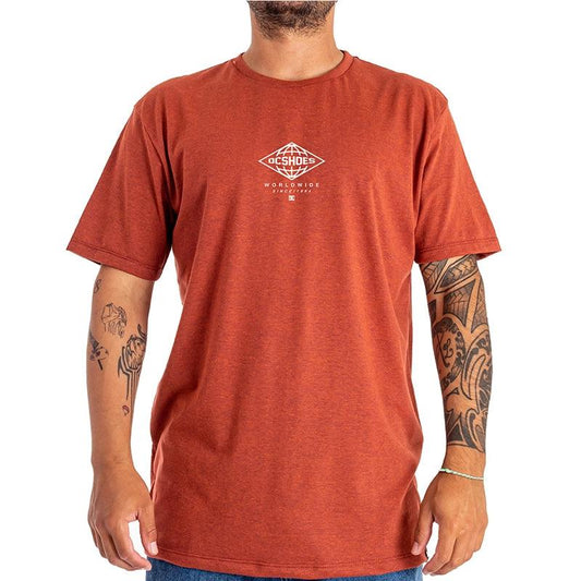 Remera Dc Outland Bitono Ladrillo - Indy
